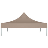 Tetto della tenda da festa Vidaxl 270 g m² 3x3 m taupe