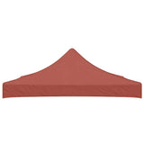 Vidaxl -Party -Zeltdach 270 g m² 3x3 m Terrakotta