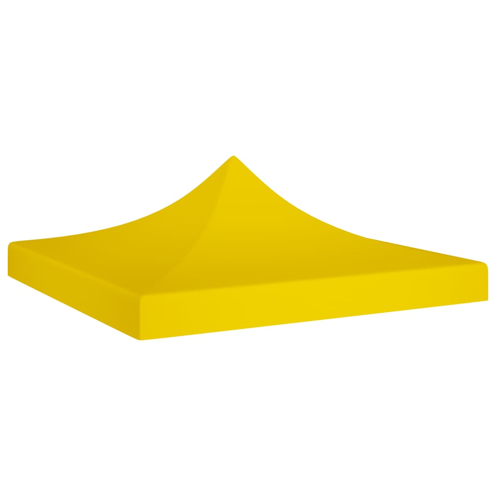 Tetto della tenda da festa vidaxl 270 g m² 3x3 m giallo