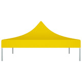 Tetto della tenda da festa vidaxl 270 g m² 3x3 m giallo