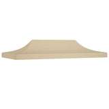 Tetto della tenda da festa Vidaxl 270 g m² 6x3 m beige