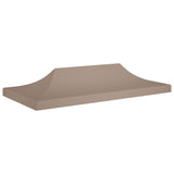 Tetto della tenda da festa Vidaxl 270 g m² 6x3 m taupe