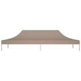 Tetto della tenda da festa Vidaxl 270 g m² 6x3 m taupe