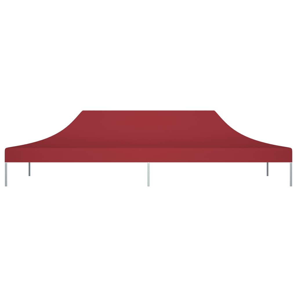 Tetto della tenda da festa Vidaxl 270 g m² 6x3 M Bordeaux rosso