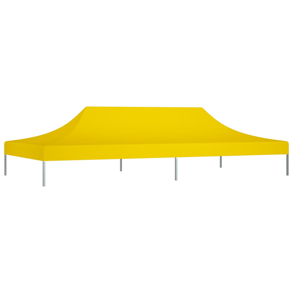 Tetto della tenda da festa vidaxl 270 g m² 6x3 m giallo