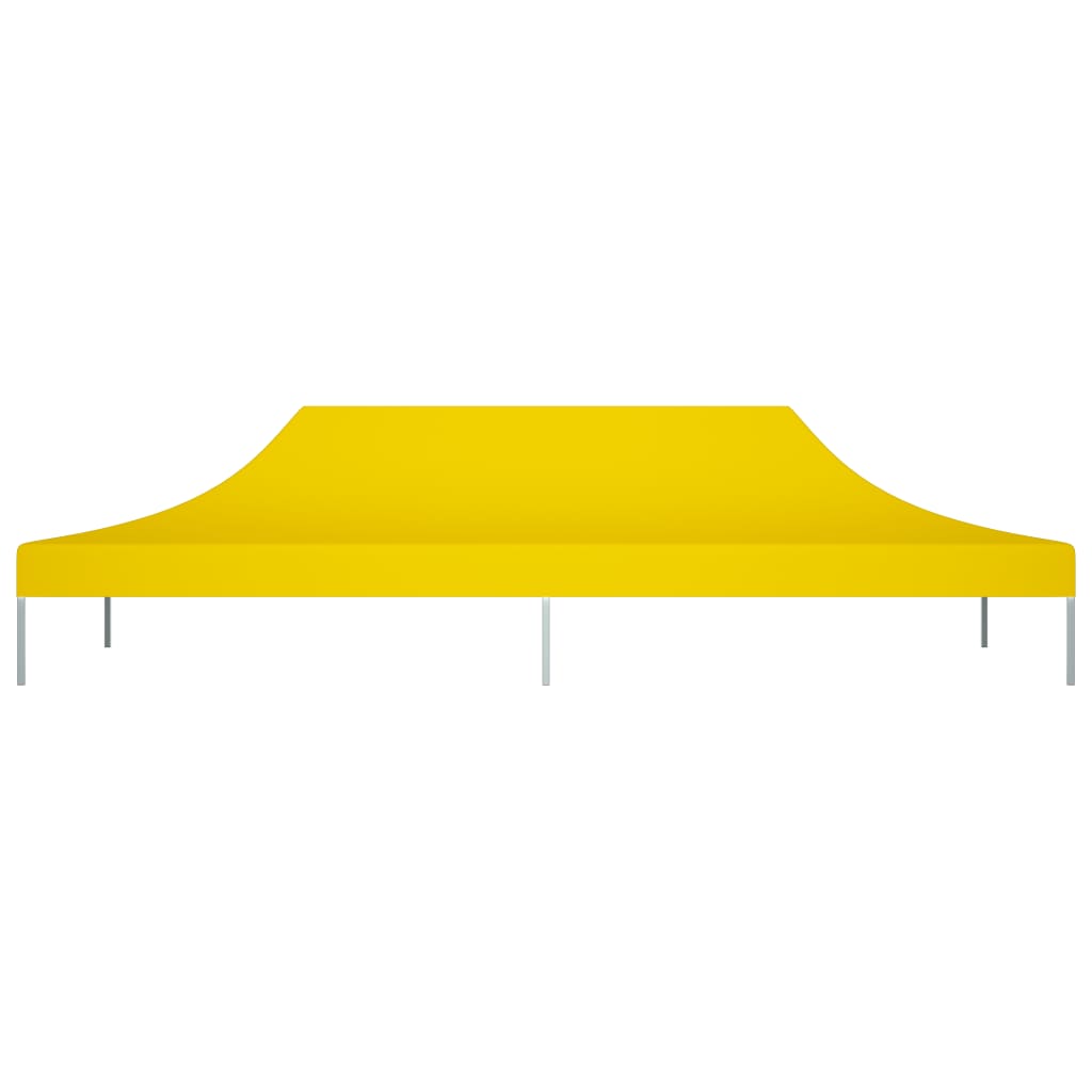 Tetto della tenda da festa vidaxl 270 g m² 6x3 m giallo