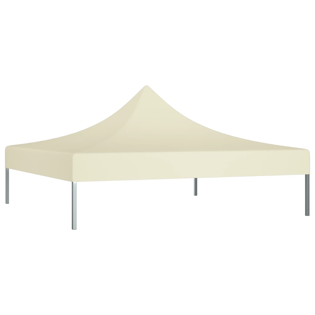 Tetto della tenda da festa vidaxl 270 g m² 2x2 m crema