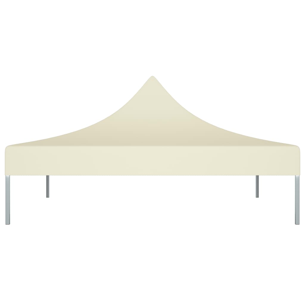 Tetto della tenda da festa vidaxl 270 g m² 2x2 m crema