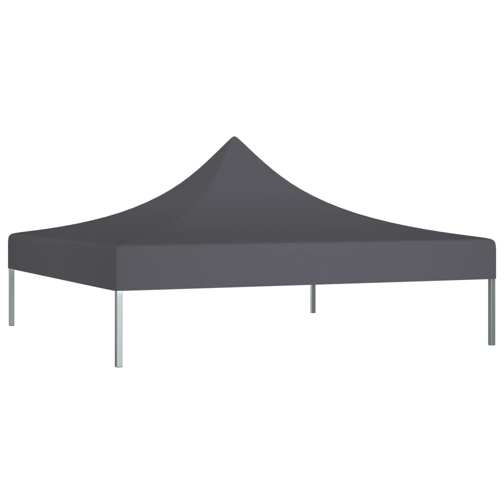 Tetto della tenda da festa Vidaxl 270 g m² 2x2 m antracite