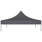 Tetto della tenda da festa Vidaxl 270 g m² 2x2 m antracite