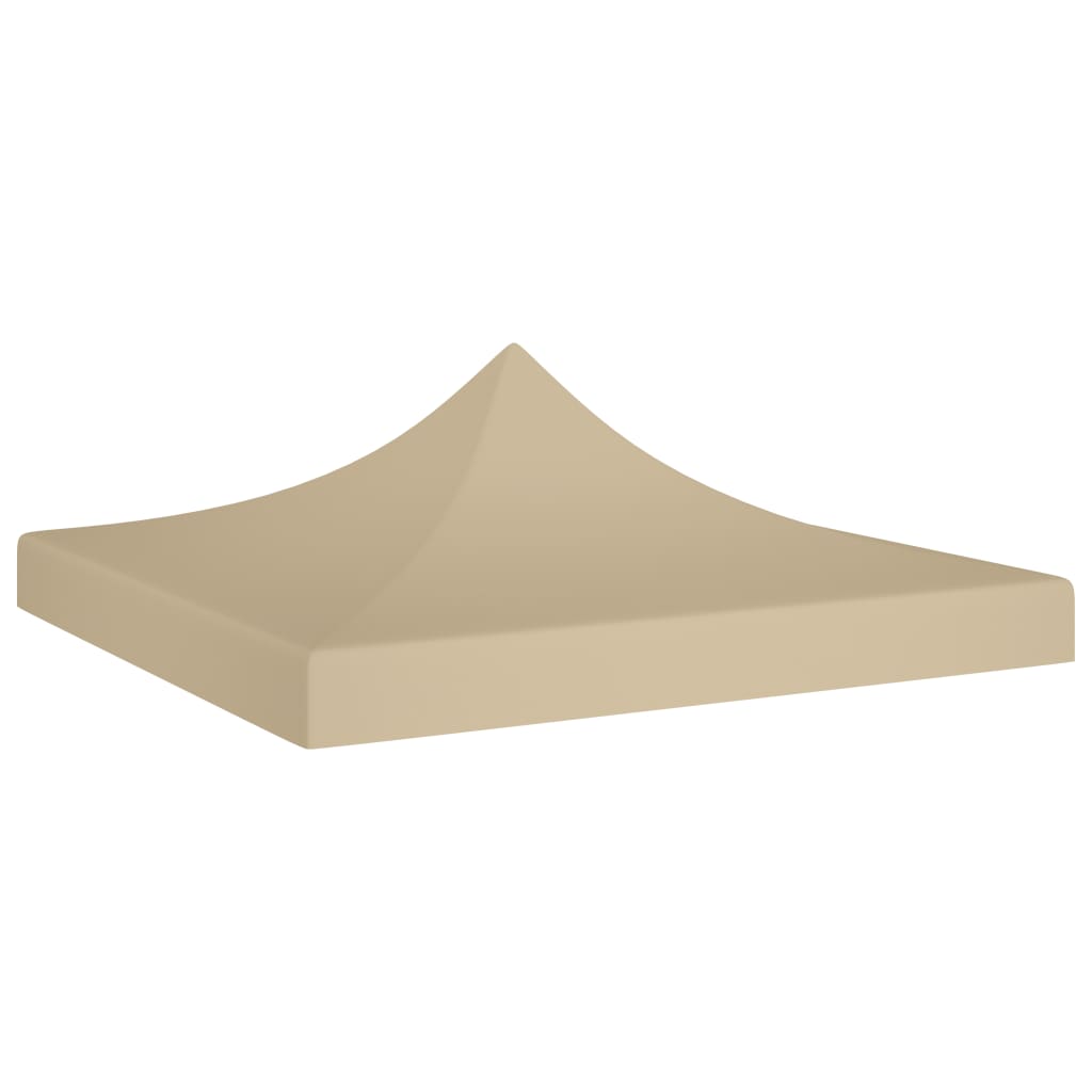 Tetto della tenda da festa Vidaxl 270 g m² 2x2 m beige