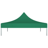 Tetto della tenda da festa vidaxl 270 g m² 2x2 m verde