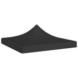 Tetto della tenda da festa Vidaxl 270 g m² 2x2 m nero