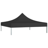 Tetto della tenda da festa Vidaxl 270 g m² 2x2 m nero