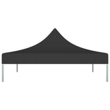 Tetto della tenda da festa Vidaxl 270 g m² 2x2 m nero