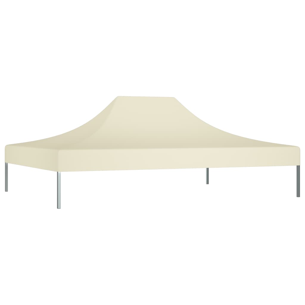 Tetto della tenda da festa vidaxl 270 g m² 4x3 m crema