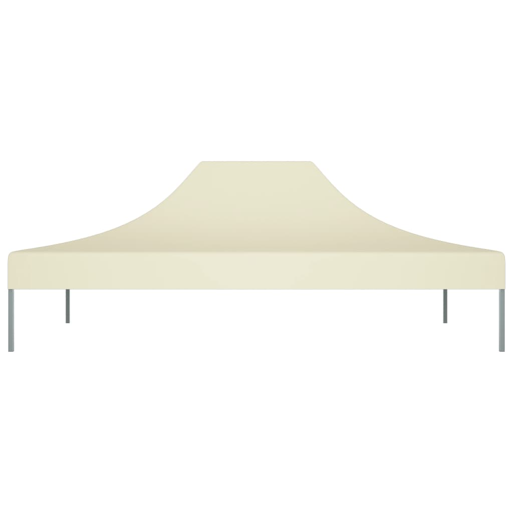 Tetto della tenda da festa vidaxl 270 g m² 4x3 m crema