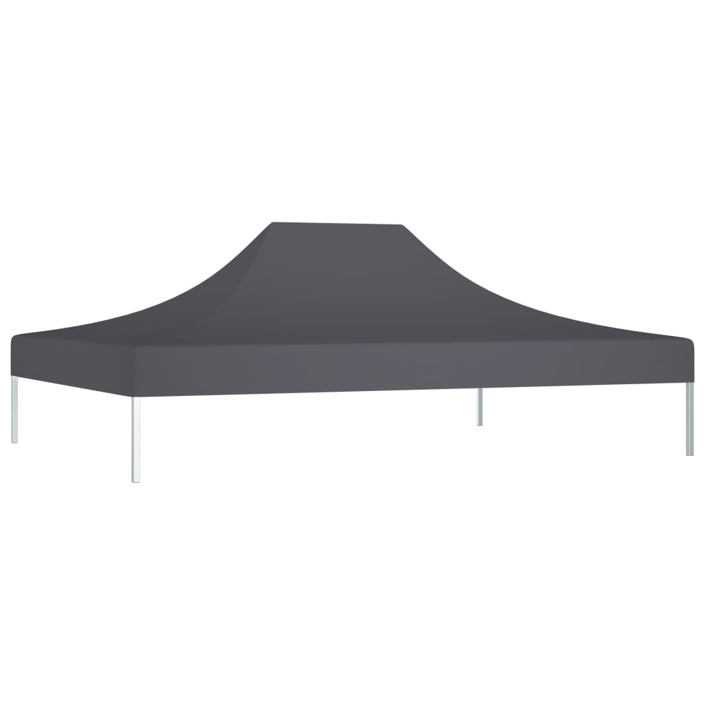 Tetto della tenda da festa Vidaxl 270 g m² 4x3 m antracite