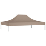 Tetto della tenda da festa Vidaxl 270 g m² 4x3 m taupe