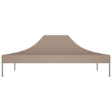 Tetto della tenda da festa Vidaxl 270 g m² 4x3 m taupe