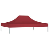 Tetto della tenda da festa Vidaxl 270 g m² 4x3 M Bordeaux rosso