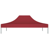 Tetto della tenda da festa Vidaxl 270 g m² 4x3 M Bordeaux rosso