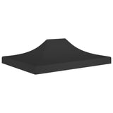 Tetto della tenda da festa Vidaxl 270 g m² 4x3 m nero