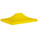 Tetto della tenda da festa vidaxl 270 g m² 4x3 m giallo