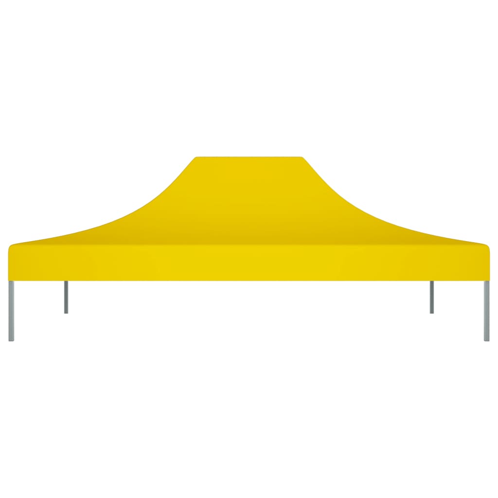 Tetto della tenda da festa vidaxl 270 g m² 4x3 m giallo