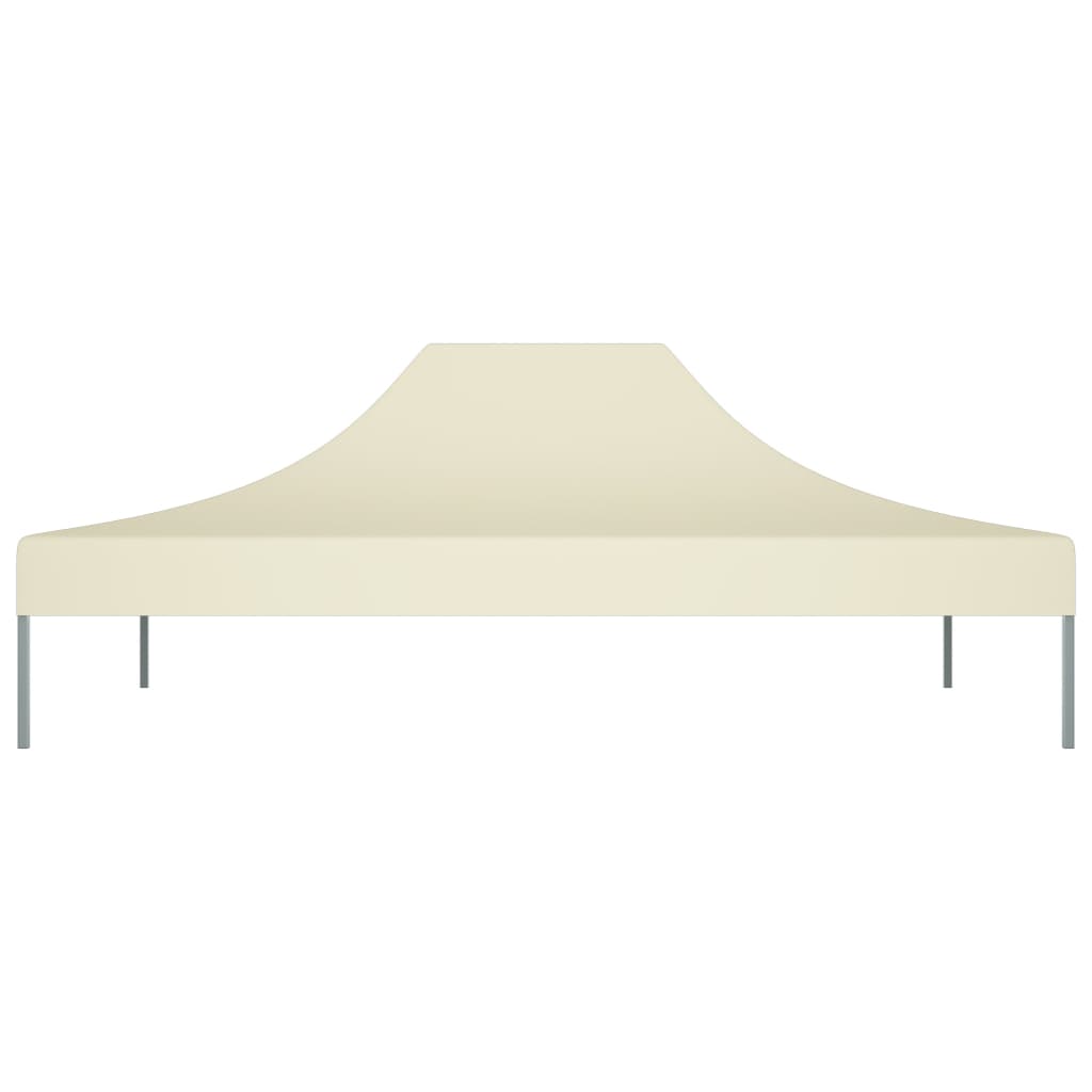 Tetto della tenda da festa Vidaxl 270 g m² 4,5x3 m crema