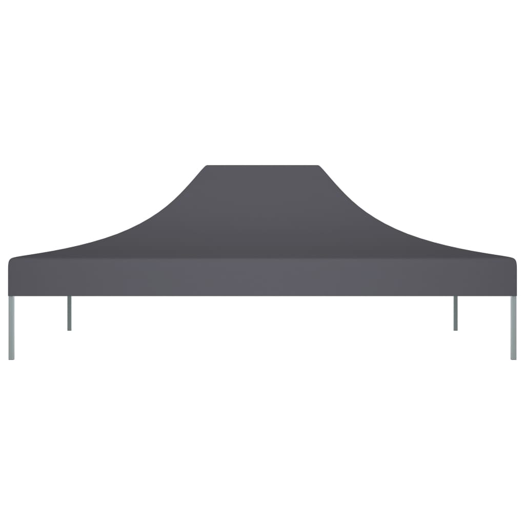 Tetto della tenda da festa Vidaxl 270 g m² 4,5x3 M antracite