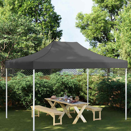VIDAXL -Party -Zeltdach 270 g m² 4,5 x 3 Anthrazit -ausgelöst