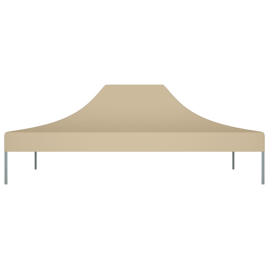 Tetto della tenda da festa vidaxl 270 g m² 4,5x3 m beige