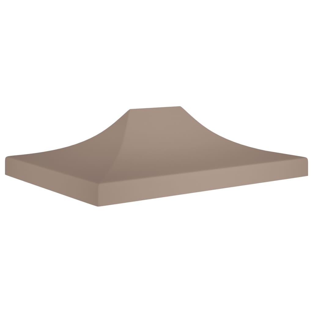 Tetto della tenda da festa vidaxl 270 g m² 4,5x3 m taupe