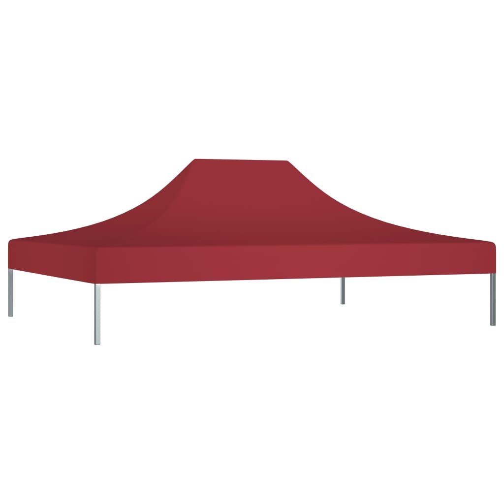 Tetto della tenda da festa Vidaxl 270 g m² 4,5x3 M Bordeaux rosso