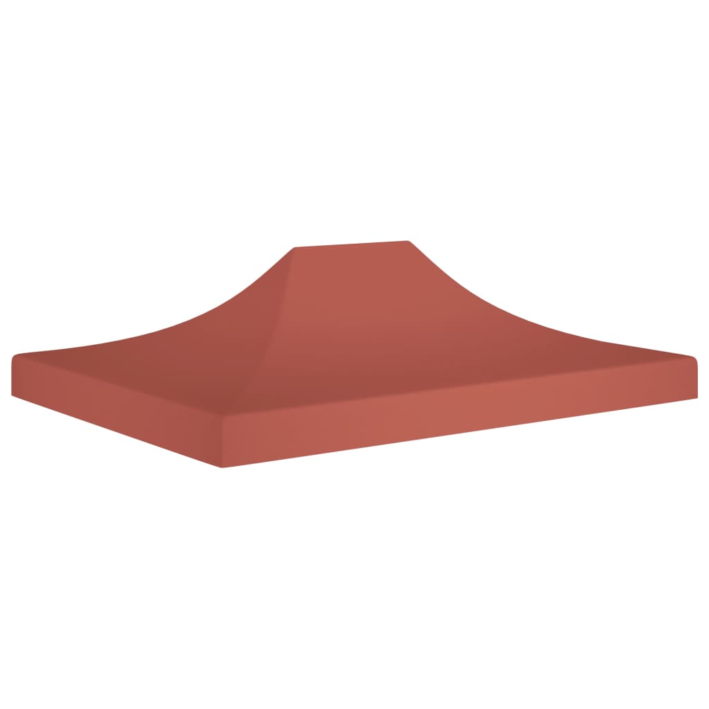 Tetto della tenda da festa Vidaxl 270 g m² 4,5x3 m in terracotta