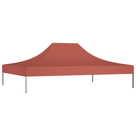 VIDAXL -Party -Zeltdach 270 g m² 4,5 x 3 m Terrakotta -ausgelöst
