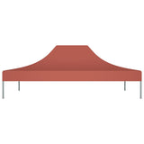 Tetto della tenda da festa Vidaxl 270 g m² 4,5x3 m in terracotta