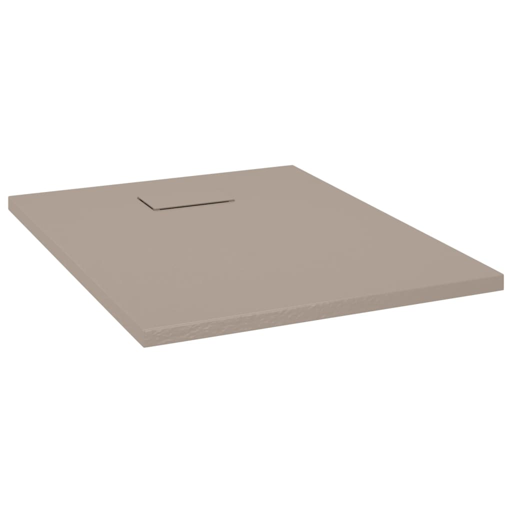 Vidaxl shower tray 90x70 cm SMC Brown