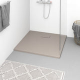 Vidaxl Duschschale 90x80 cm SMC Brown