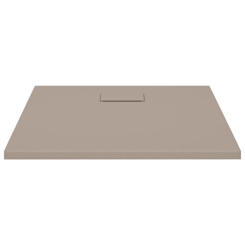 Vidaxl Shower Tray 90x90 cm SMC Brown