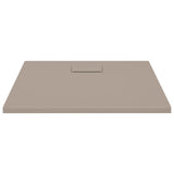 Vidaxl Shower Tray 90x90 cm SMC Brown