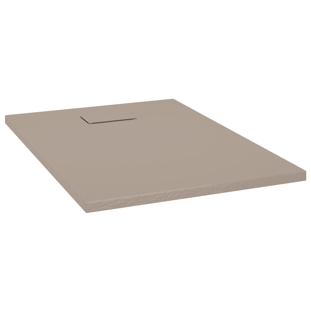 Vidaxl shower tray 100x70 cm SMC Brown