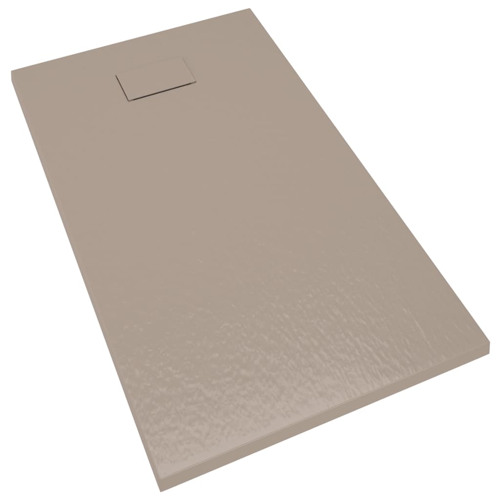 Vidaxl shower tray 120x70 cm SMC Brown