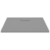 Vidaxl Duschschale 80x80 cm SMC Grau