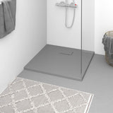 Vidaxl Shower Tray 80x80 cm SMC Grey