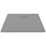 Vidaxl Duschschale 90x70 cm SMC Grau