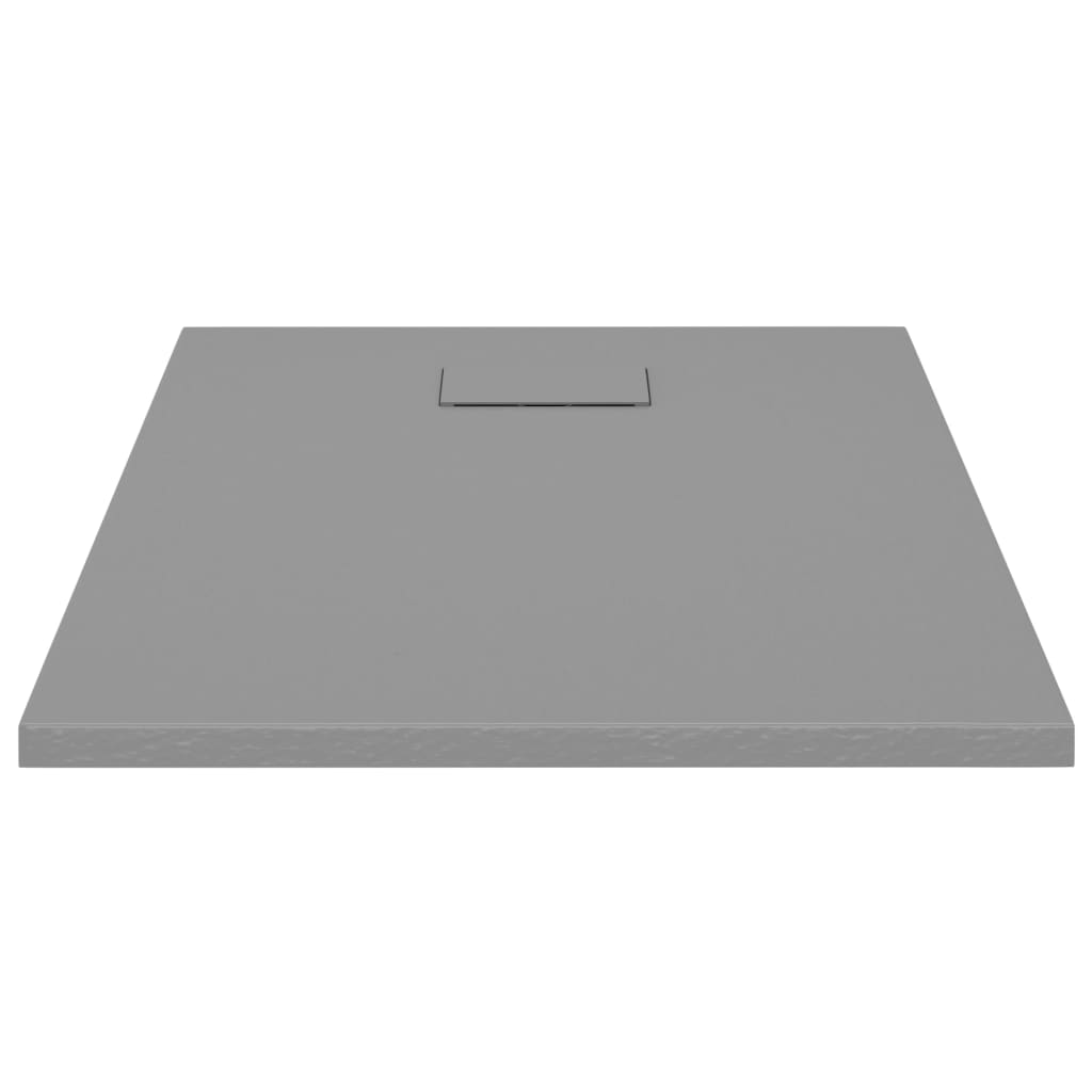 Bac de douche Vidaxl 90x70 cm SMC Gray