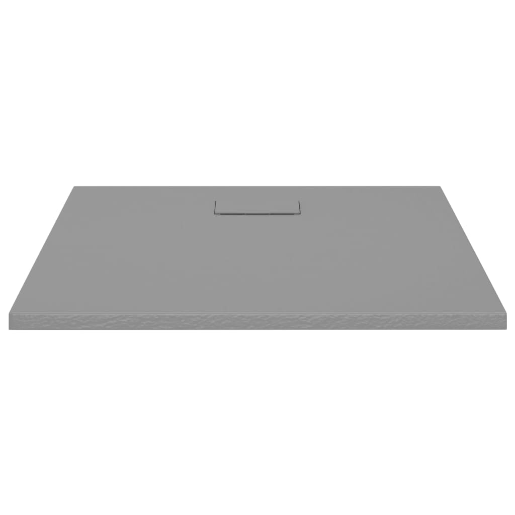 Bac de douche Vidaxl 90x80 cm SMC Gray