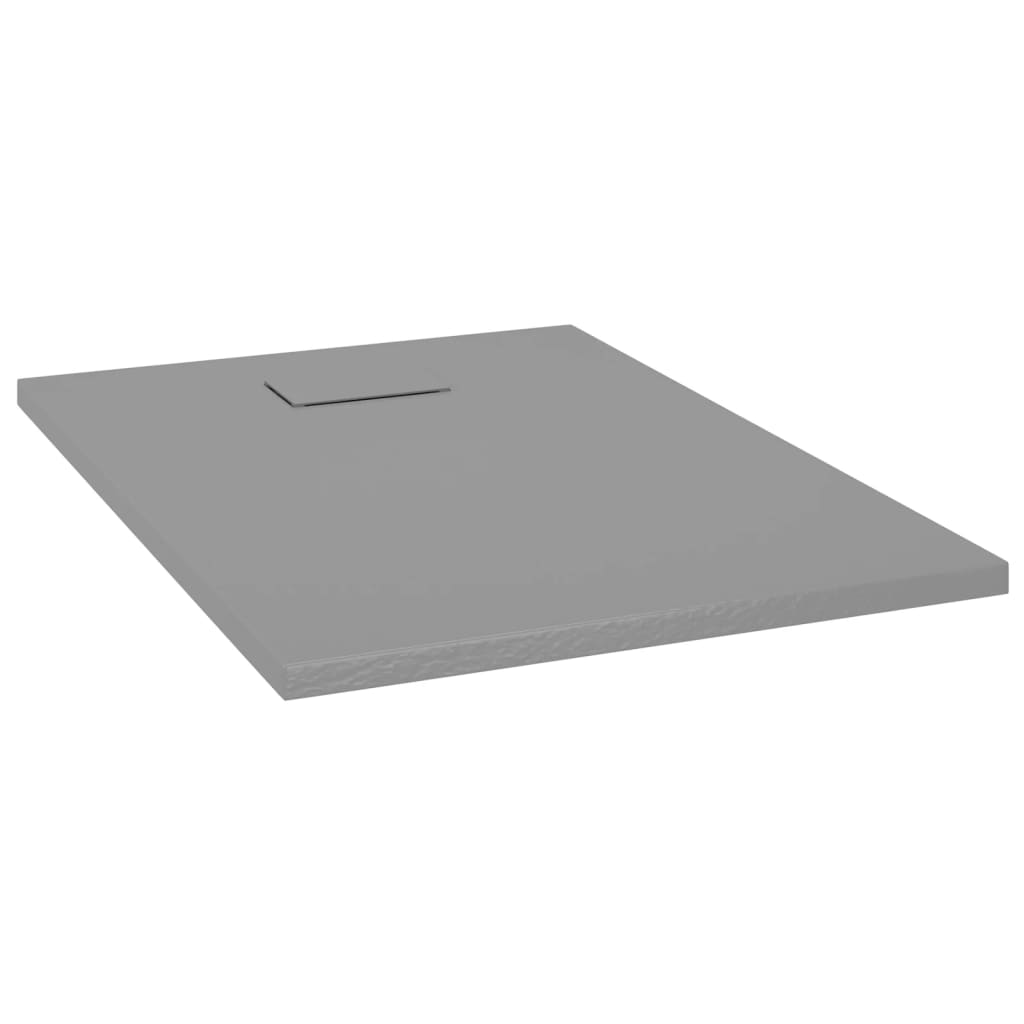 Vidaxl Duschschale 100x70 cm SMC Grau